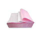 سينارلين SF0009 ورق قائمة / كمبيوتر 9.5 × 11 طبقتين أبيض / وردي