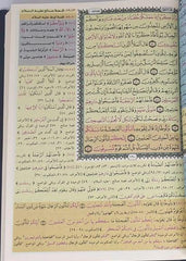 المصحف المعلم لتيسير حفظ القران مقاس 17×24 سم Quran for easy memorization Arabic 17x24 cm