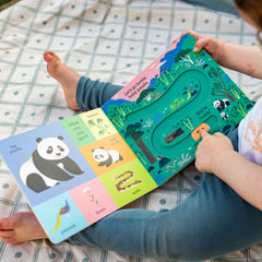 Let’s Go Home, Baby Panda – Interactive Sliding Counter Board Book for Babies and Toddlers