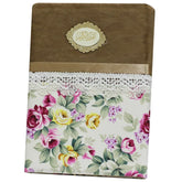 المصحف بالرسم العثماني مقاس 20*14 سم ورق شامواه- دانتيل الوان مختلفة