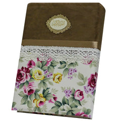 المصحف بالرسم العثماني مقاس 20*14 سم ورق شامواه- دانتيل الوان مختلفة