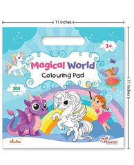 Magical World Colouring Pad – Fun & Creative Colouring Activity Book for Kids | Imaginative Art Activities for Early Learners
