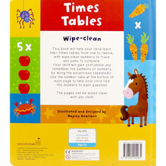 Times Tables – Wipe Clean | Reusable Multiplication Practice Book for Children