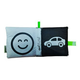 الكتاب القماشي - ابيض واسود