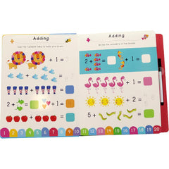 Wipe-Clean: First Maths | Reusable Early Maths Activity Book for Children