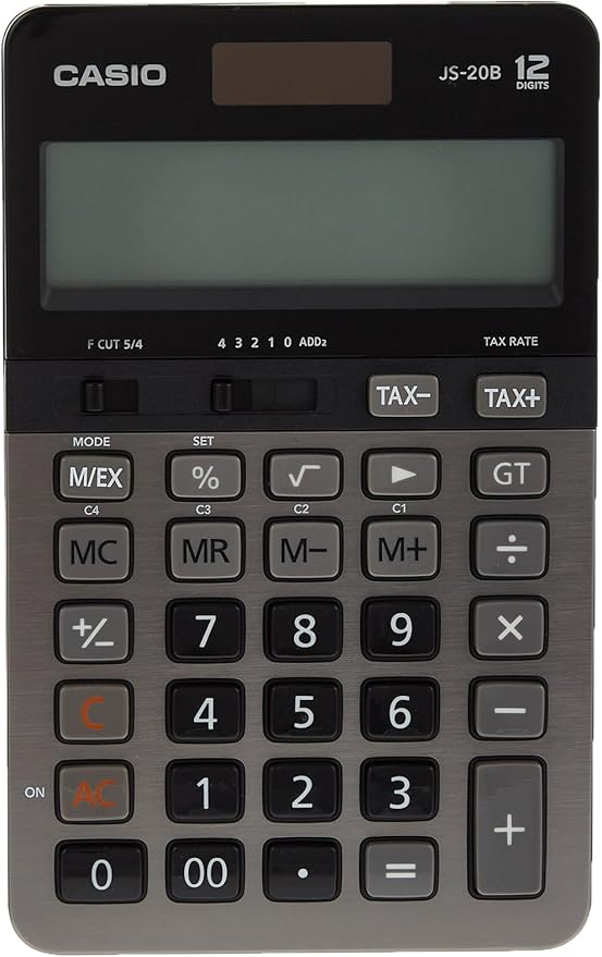 Casio JS-20B Heavy Duty Calculator Book Fanar