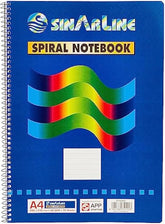 SP03851 دفتر ملاحظات حلزوني جانبي من سينارلاين، مقاس A4، 70 ورقة