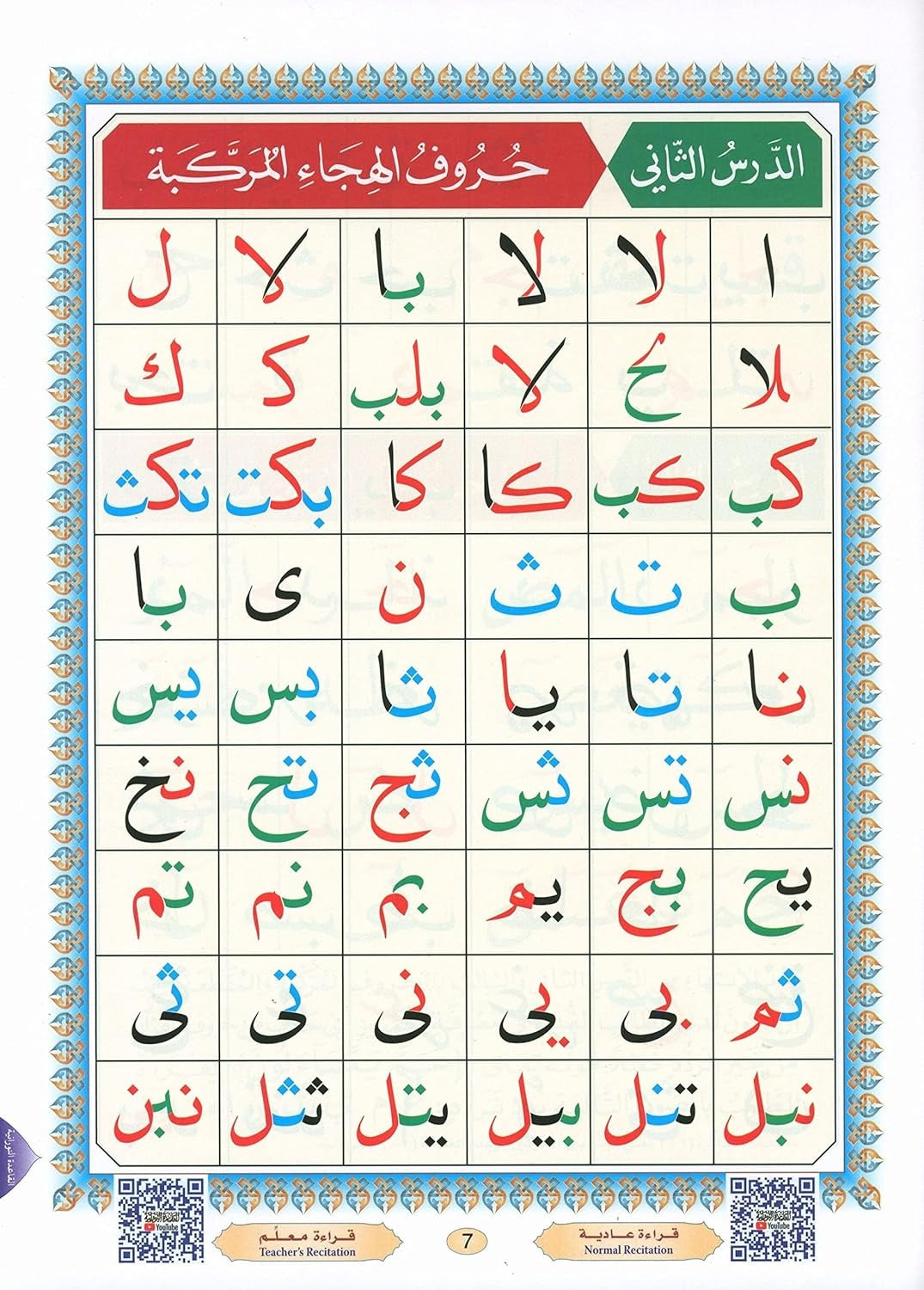 القاعدة النورانية حجم وسط 14×20 سم - Book Fanar