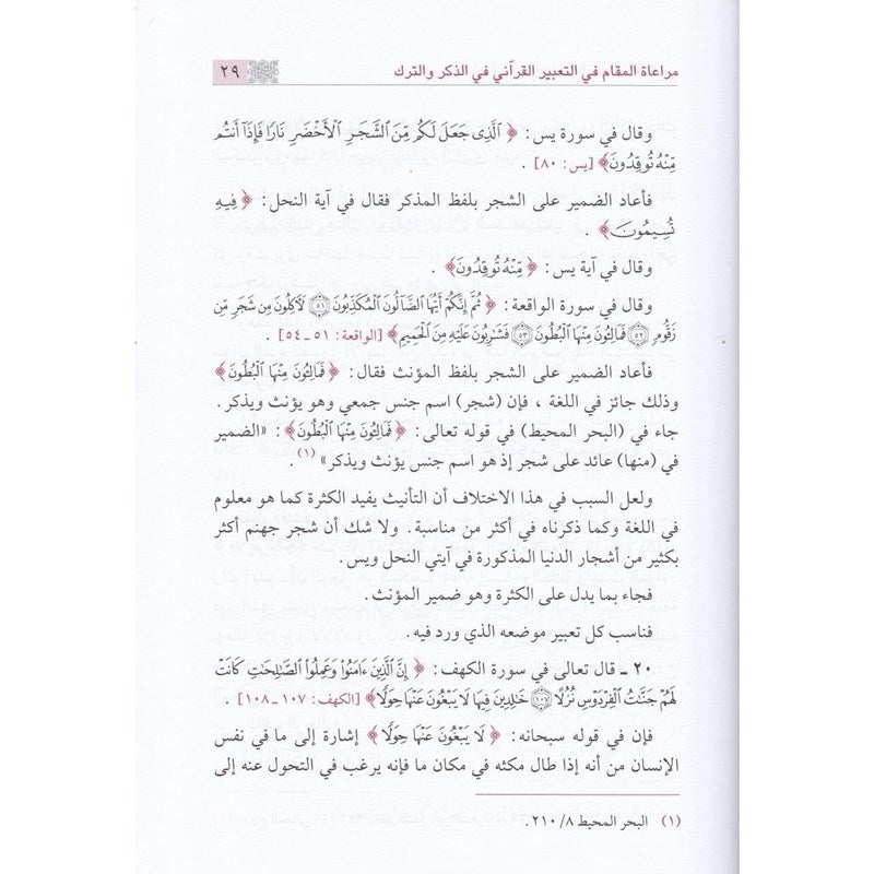 مراعاة المقام في التعبير القراني THE BOOKSHOP