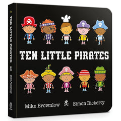 Ten Little Pirates Board Book