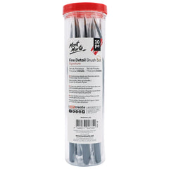 Mont Marte Fine Detail Brush Set Signature 10pc BMHS0049