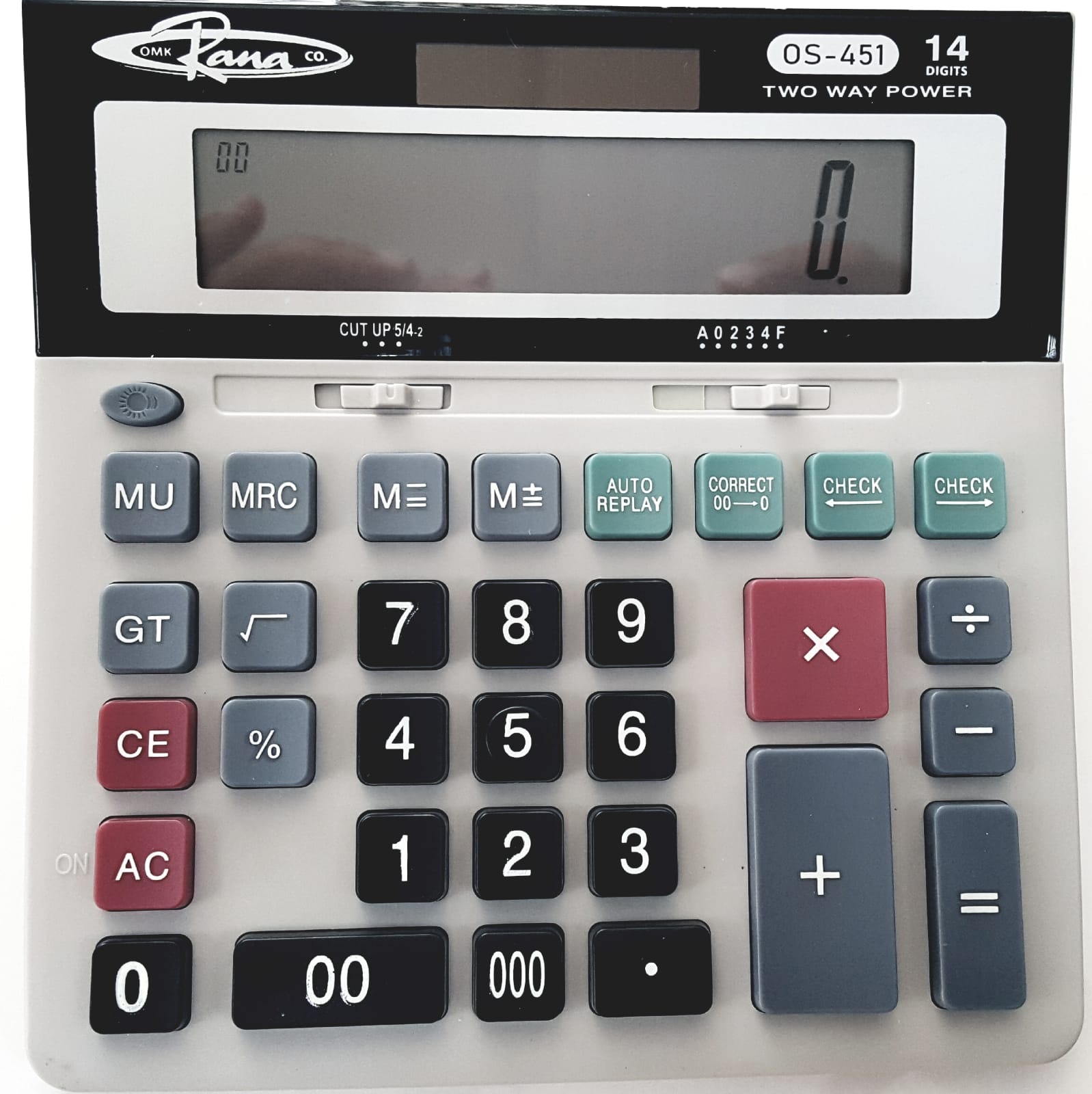 RANA CALCULATER 14 DIGITS 2 WAY POWER&CORRECT Algurg Stationery