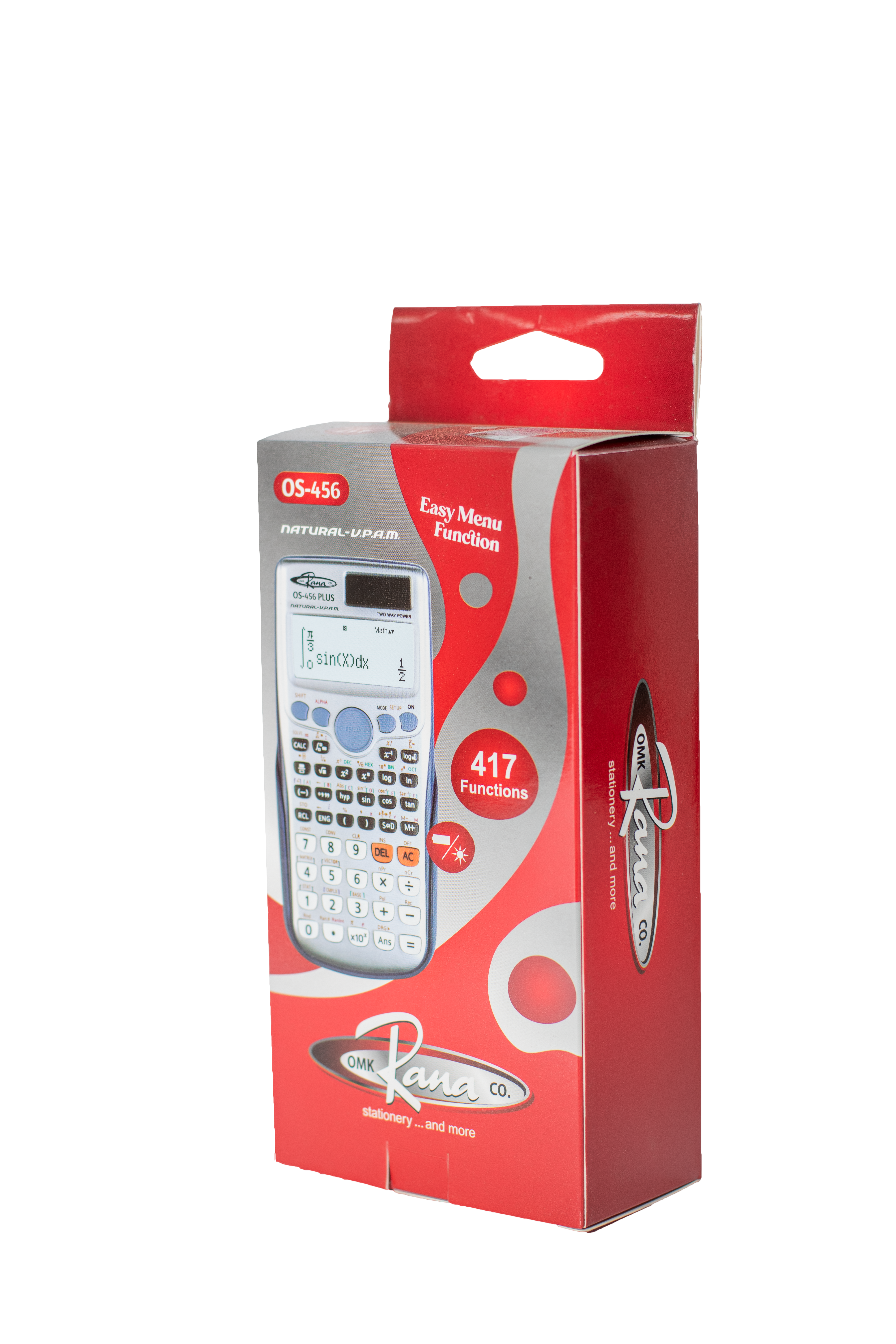 Rana Scientific Calculator OS-456 Easy Menu Function (417 Functions) Rana Stationery