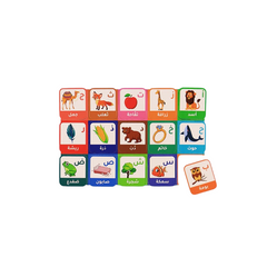 حروفي وكلماتي الأولى حقيبة تعليمية ممتعة مع قطع مغناطيسية