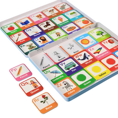 حقيبة تعليمية ممتعة مع قطع مغناطيسية - رسائلي وكلماتي الأولى