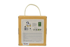 Pull Along wooden toy- Zebra TJ010A - لعبة سحب الحيوانات الخشبية = دار ملهمون للنشر والتوزيع