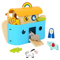 توكي تويز - سفينة نوح مع كتاب قصصي - ١٨ قطعة