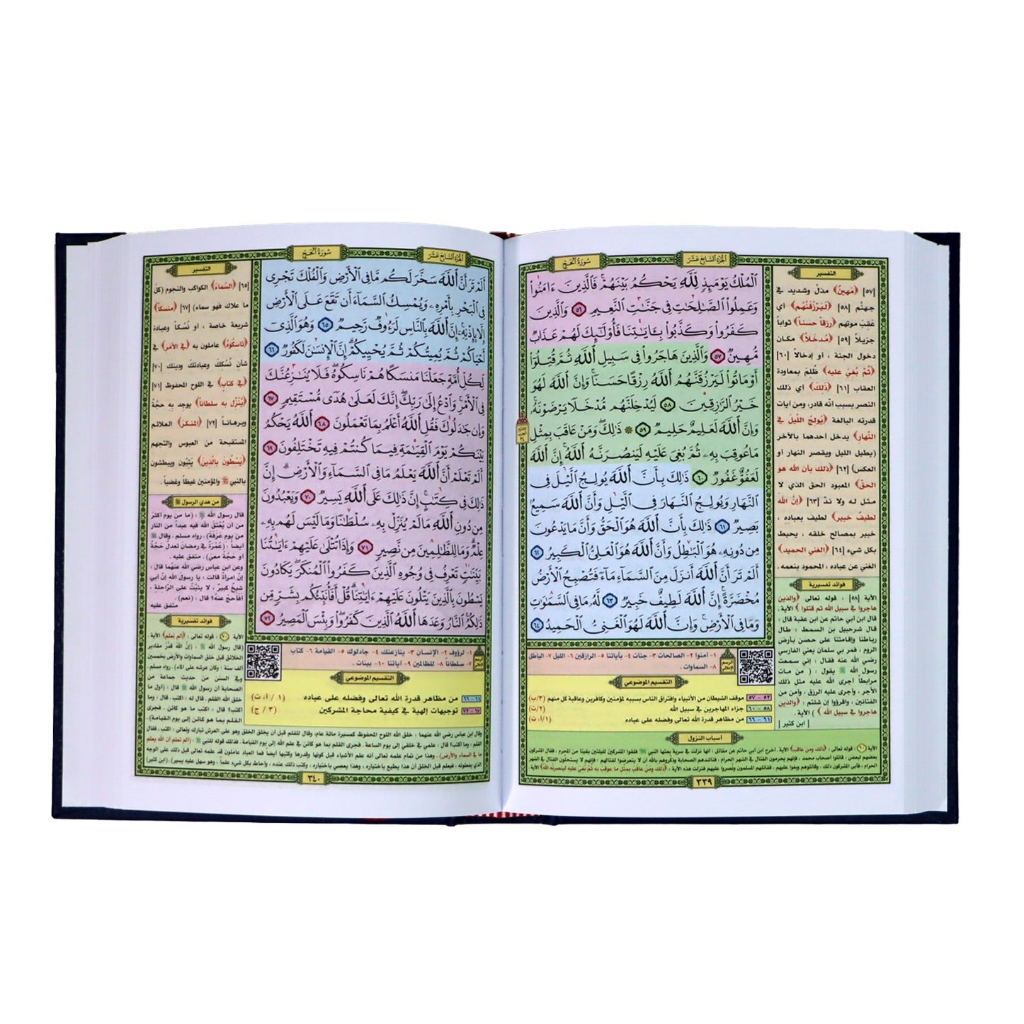 مصحف التفسير الموضوعي للحافظ المتقن 14*20 سم - Book Fanar