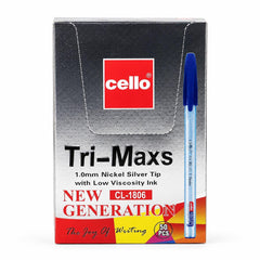 قلم حبر جاف – 1 مم Cello Tri-Maxs