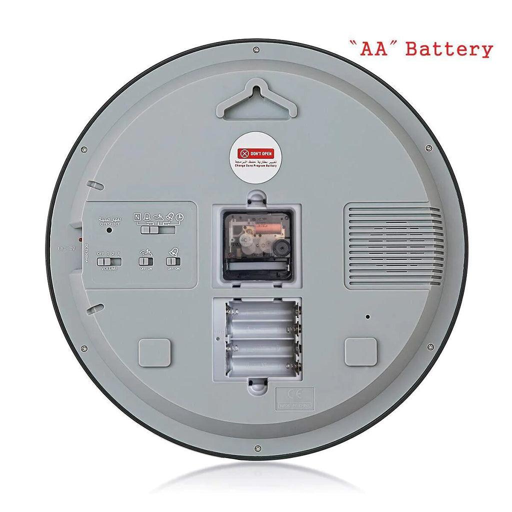 Al Harameen Azan Round Wall Clock HA-7003 | ساعات أذان الحرمين