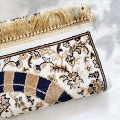 Al Rawdah Mehrab Premium Prayer Mat - Cream