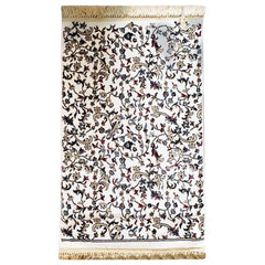 Al Rawdah Plain Premium Prayer Mat - Cream