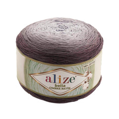 Alize Bella Ombre Bati̇K 100% Cotton Yarn 1 Big Skein 250 gr 900 mt 984 Yards