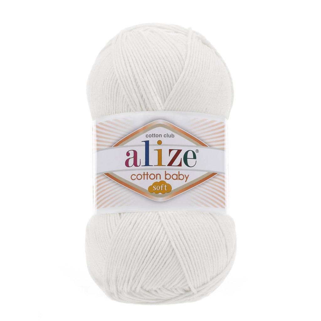 Alize Cotton Baby Soft Yarn 50% Cotton - 50% Acrylic 100 g - 270 m