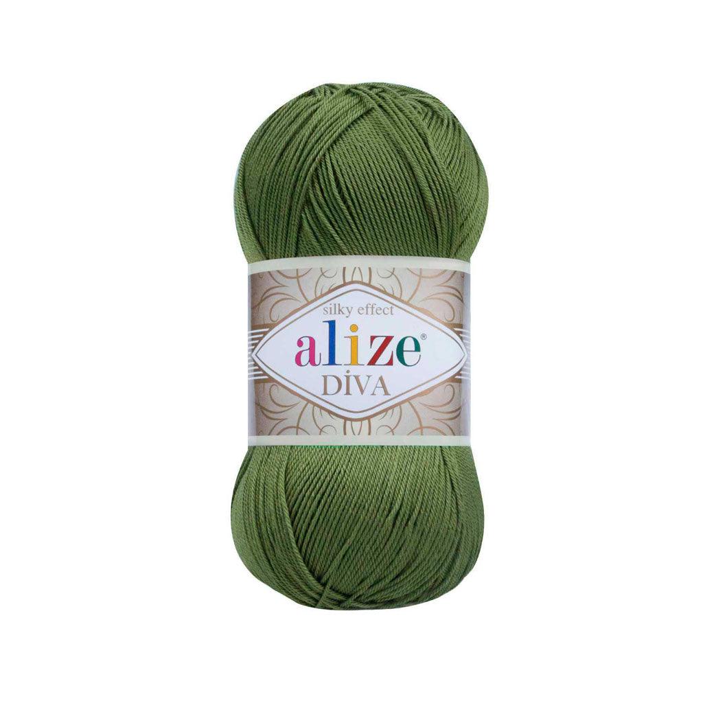 Alize - DİVA Silk Acrylic Yarn 100% Microfiber Acrylic Yarn 1 Ball skeins 100gr 383yds