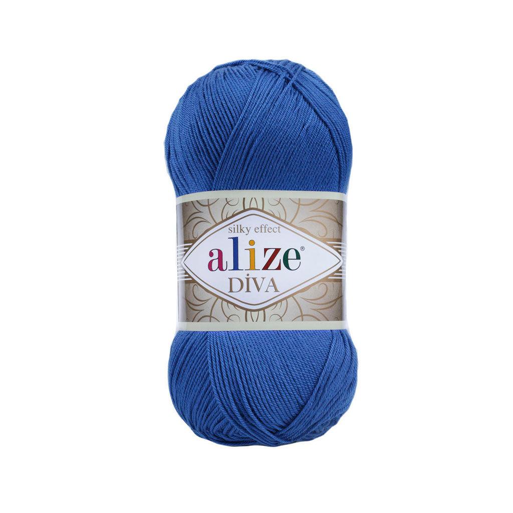 Alize - DİVA Silk Acrylic Yarn 100% Microfiber Acrylic Yarn 1 Ball skeins 100gr 383yds