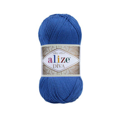 Alize - DİVA Silk Acrylic Yarn 100% Microfiber Acrylic Yarn 1 Ball skeins 100gr 383yds