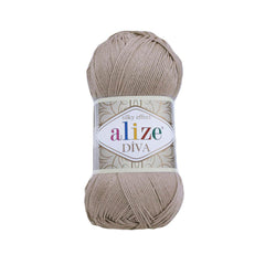 Alize - DİVA Silk Acrylic Yarn 100% Microfiber Acrylic Yarn 1 Ball skeins 100gr 383yds
