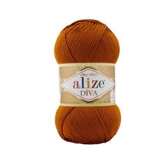 Alize - DİVA Silk Acrylic Yarn 100% Microfiber Acrylic Yarn 1 Ball skeins 100gr 383yds