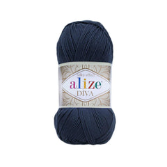 Alize - DİVA Silk Acrylic Yarn 100% Microfiber Acrylic Yarn 1 Ball skeins 100gr 383yds