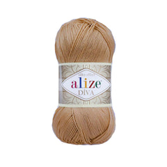 Alize - DİVA Silk Acrylic Yarn 100% Microfiber Acrylic Yarn 1 Ball skeins 100gr 383yds