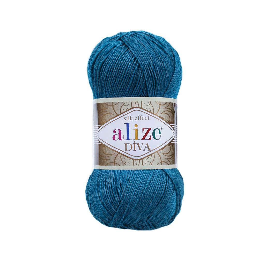 Alize - DİVA Silk Acrylic Yarn 100% Microfiber Acrylic Yarn 1 Ball skeins 100gr 383yds