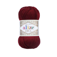 Alize - DİVA Silk Acrylic Yarn 100% Microfiber Acrylic Yarn 1 Ball skeins 100gr 383yds