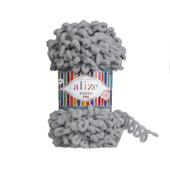 ALIZE - PUFFY FINE Yarn 100% MICRO POLYESTER 100 grams Book Fanar