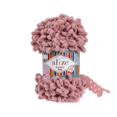 ALIZE - PUFFY FINE Yarn 100% MICRO POLYESTER 100 grams Book Fanar