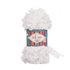 ALIZE - PUFFY FINE Yarn 100% MICRO POLYESTER 100 grams Book Fanar