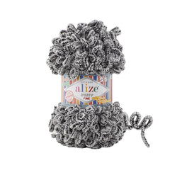 ALIZE - PUFFY FINE Yarn 100% MICRO POLYESTER 100 grams Book Fanar