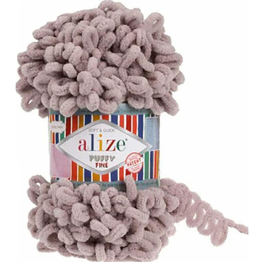 ALIZE - PUFFY FINE Yarn 100% MICRO POLYESTER 100 grams Book Fanar