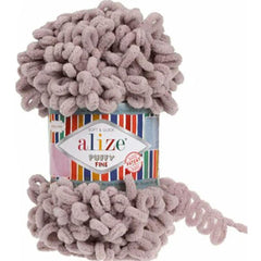 ALIZE - PUFFY FINE Yarn 100% MICRO POLYESTER 100 grams Book Fanar
