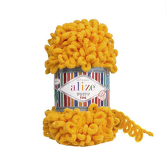 ALIZE - PUFFY FINE Yarn 100% MICRO POLYESTER 100 grams Book Fanar