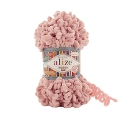 ALIZE - PUFFY FINE Yarn 100% MICRO POLYESTER 100 grams Book Fanar