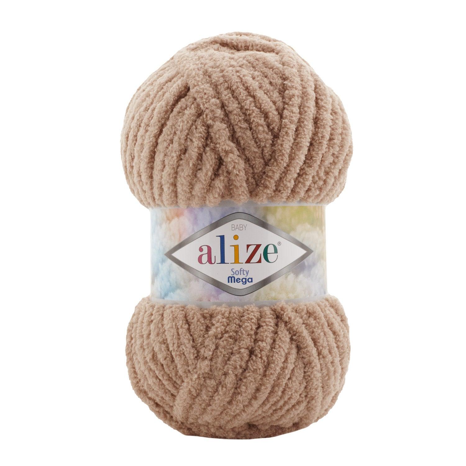 Alize - SOFTY MEGA 100% Micropolyester Yarn 100 g - 70 m Book Fanar
