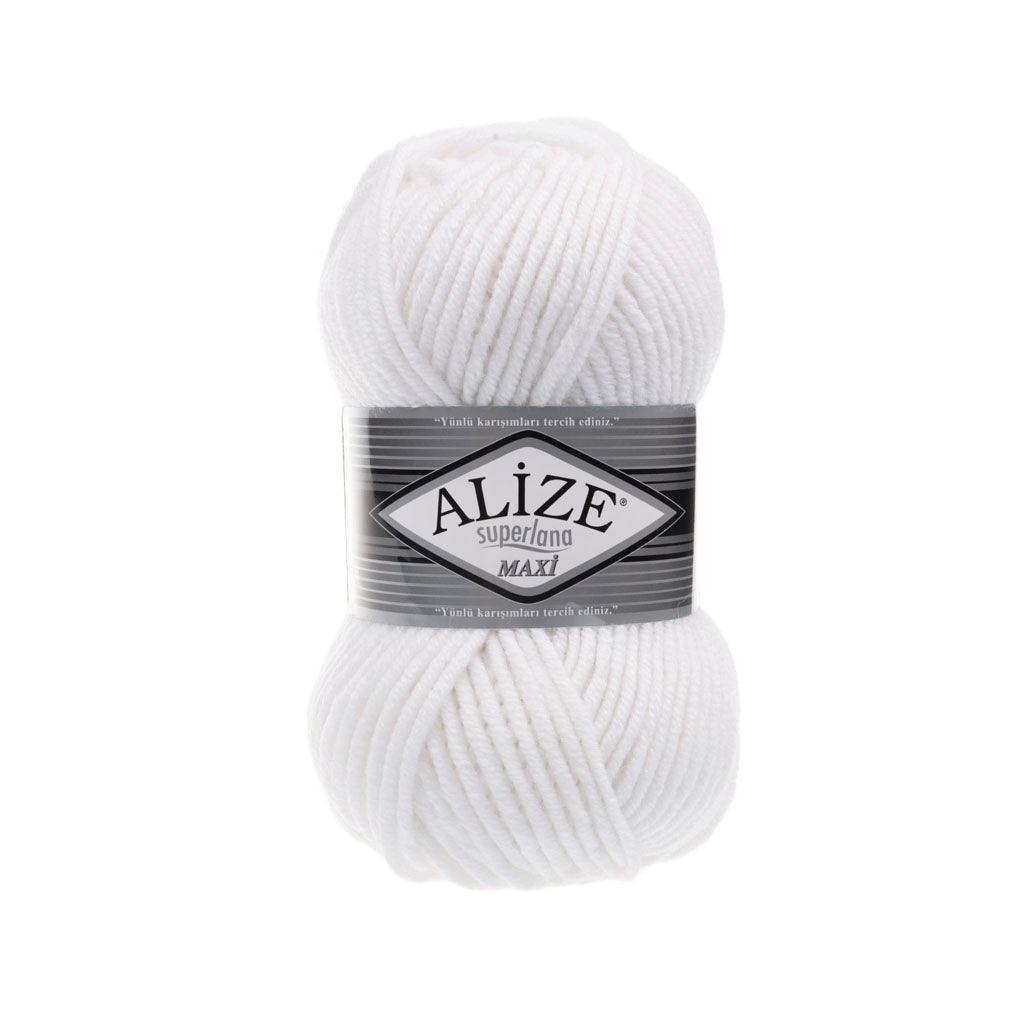 Alize - Superlana Maxi Yarn 75% acrylic 25% wool 100 g 109 yards