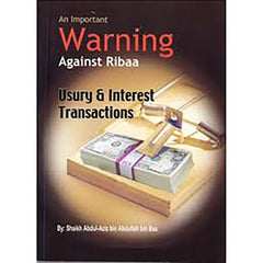 AN IMPORTANT WARNING AGAINST RIBAA