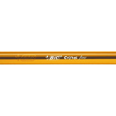 BIC CRISTAL ORIGINAL FINE BALL PEN FINE POINT (0.8MM) - BLACK COLOUR