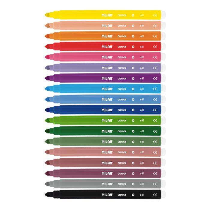 Box 18 Conical Tip FibrePens